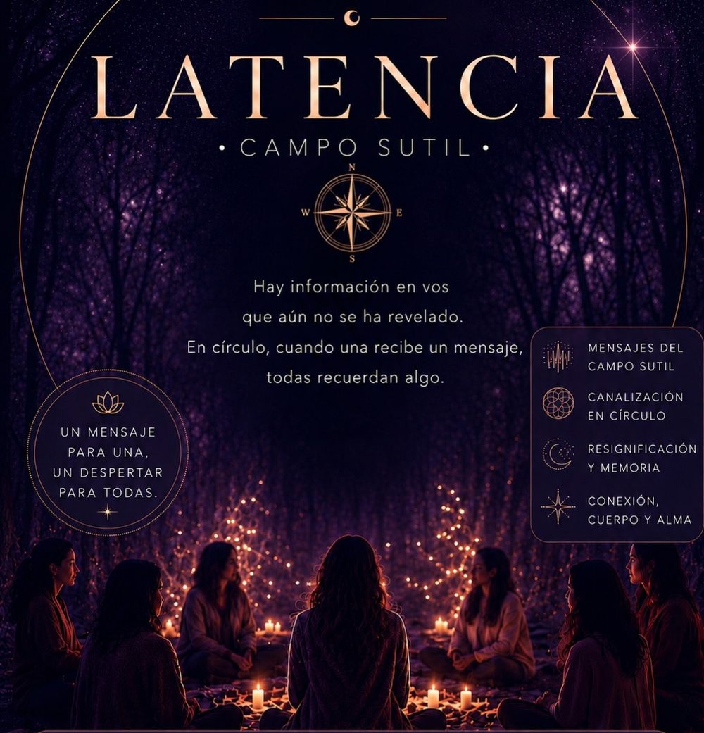 LATENCIA · Campo Sutil — círculo de mujeres con Jimena Camacho